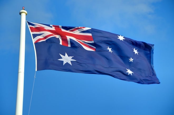 Australie drapeau road trip