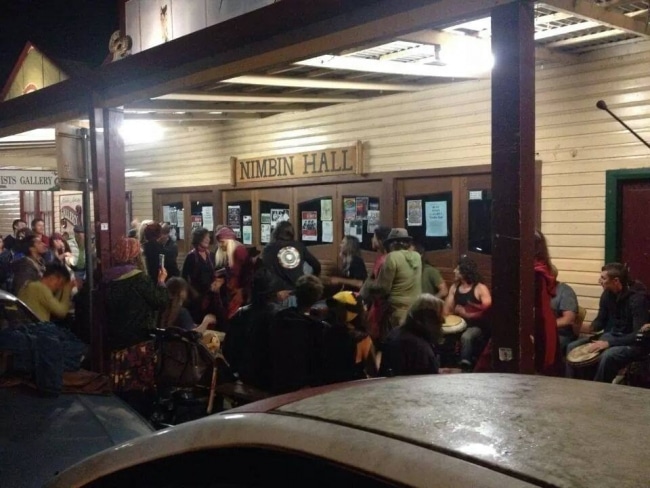 Nimbin hall hippies