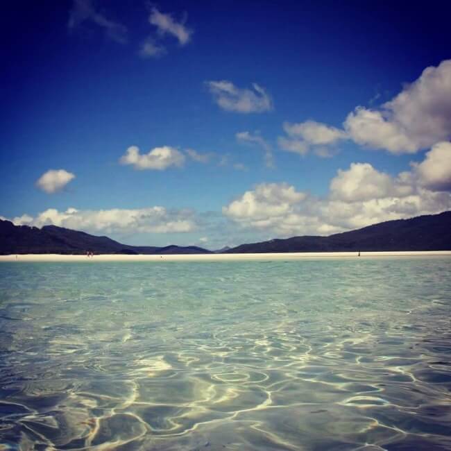 eau whitehaven beach australie