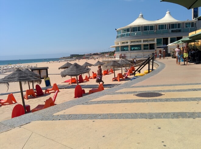 Plage de Carcavelos-Lisbonne-Portugal