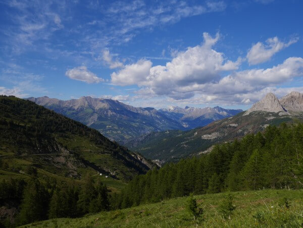 Vu du sommet du col d'allos