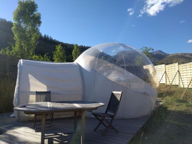 dormir dans une bulle proche de Nice