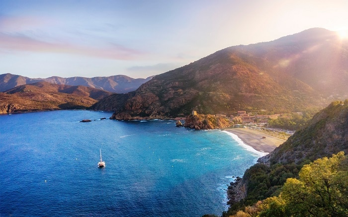 Plage en Corse