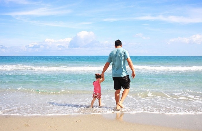 vacances à la mer camping 4 étoiles pere et fille min