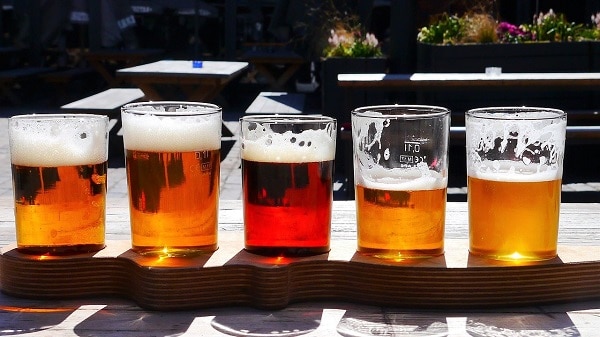 plateau de dégustation bière australienne