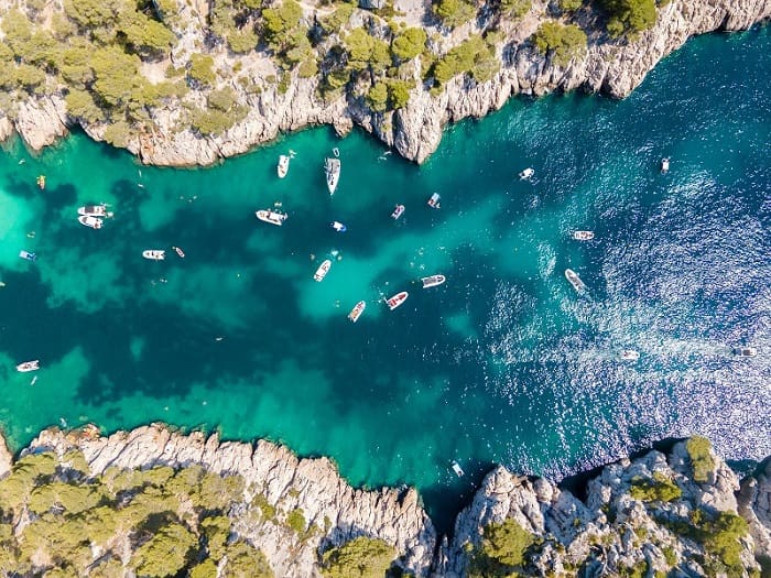 calanque de port pin près de marseille min