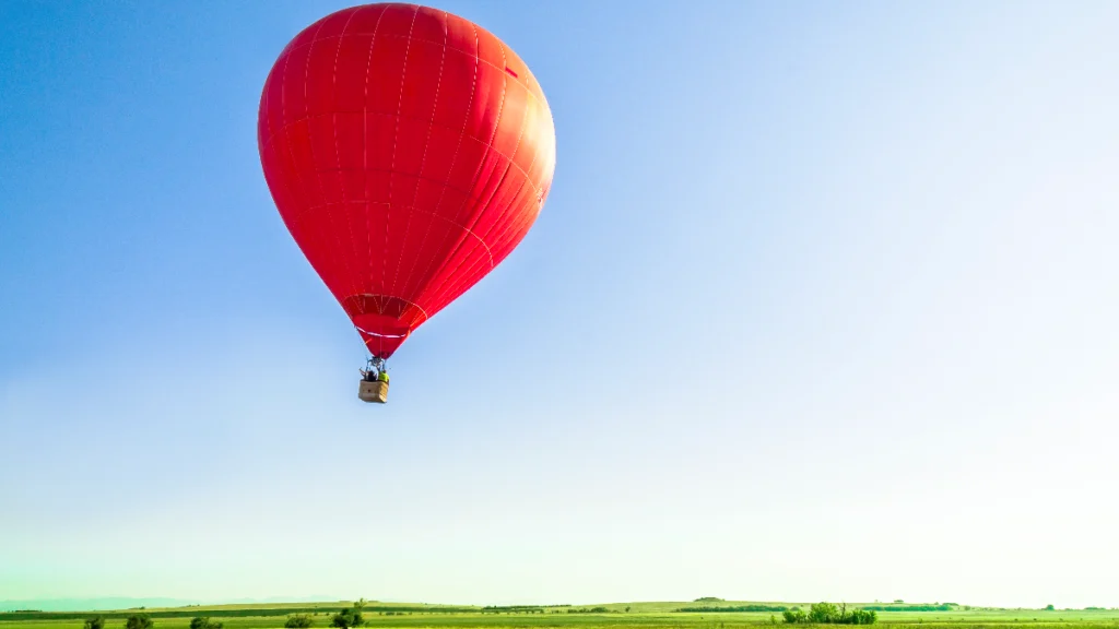 vol en montgolfière