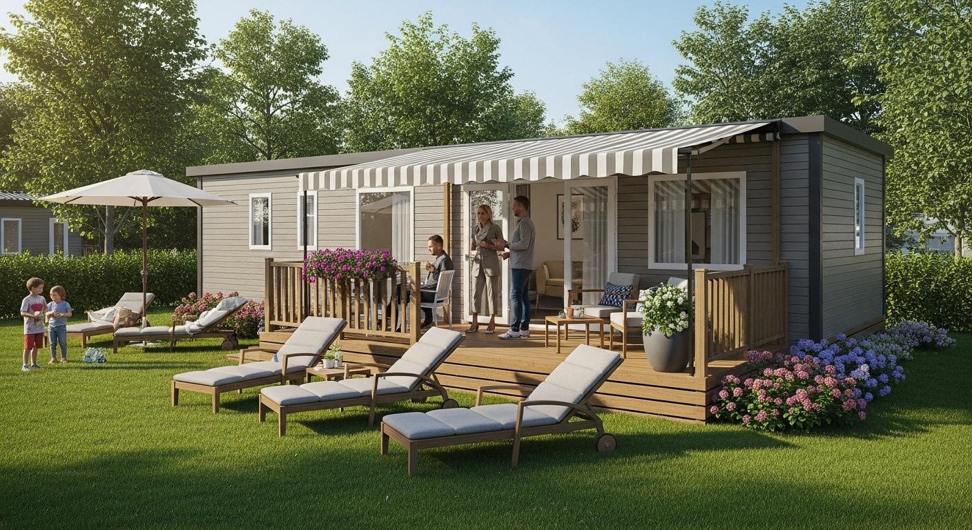La liberté d’être propriétaire d’un mobil-home sur son emplacement