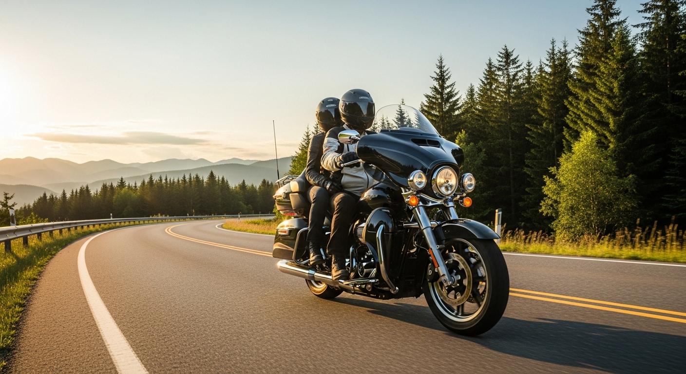 Balade moto en amoureux : les plus belles routes à parcourir ensemble