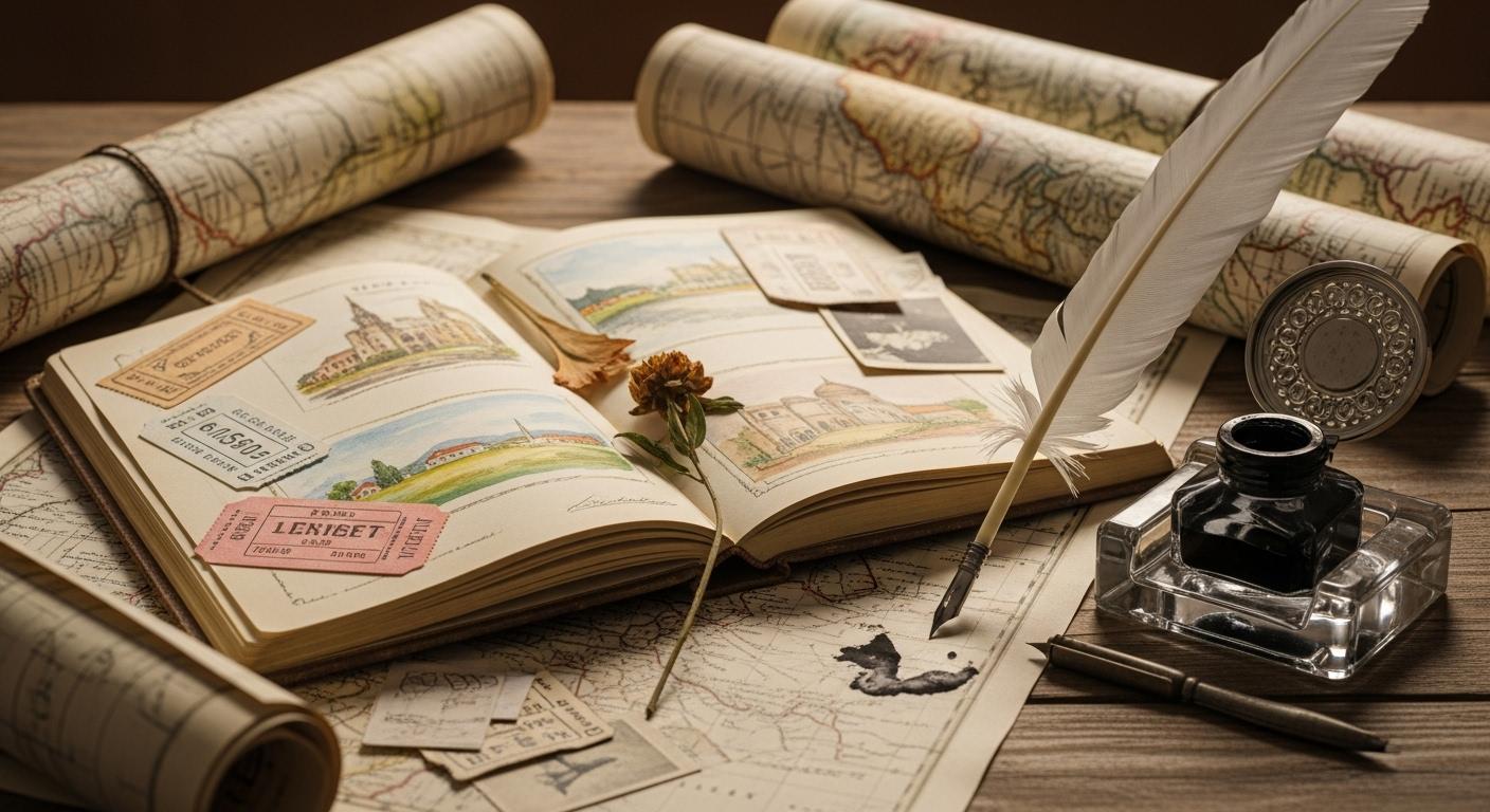 Le carnet de voyage a-t-il encore un sens en 2025 ?